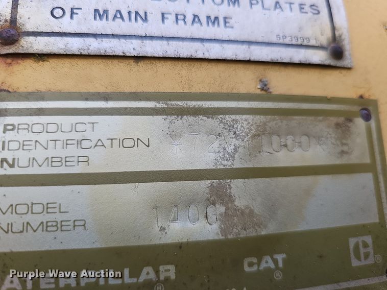 image for item DS6362 1988 Caterpillar 140G  VHP motor grader