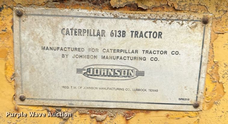 image for item DS6364 1976 Caterpillar 613B  elevating scraper