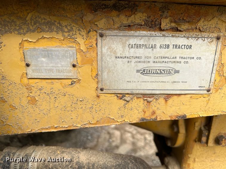 image for item DS6364 1976 Caterpillar 613B  elevating scraper