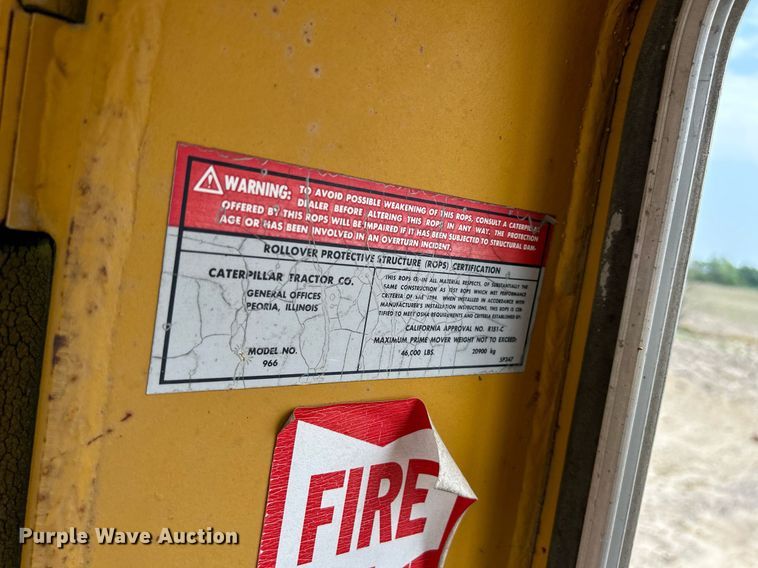 image for item DS6370 1973 Caterpillar 966C  wheel loader