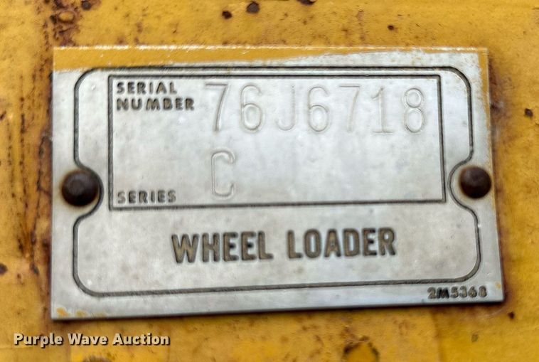 image for item DS6370 1973 Caterpillar 966C  wheel loader