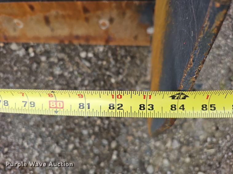 image for item DS6372 2015 Bobcat Box Blade Laser  84"W skid steer box blade