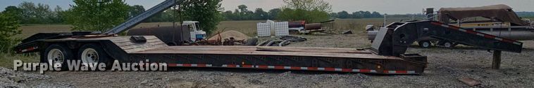 image for item DS6379 1999 Dynaweld  lowboy equipment trailer