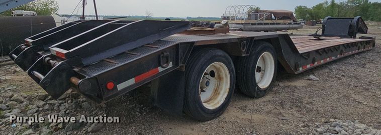 image for item DS6379 1999 Dynaweld  lowboy equipment trailer