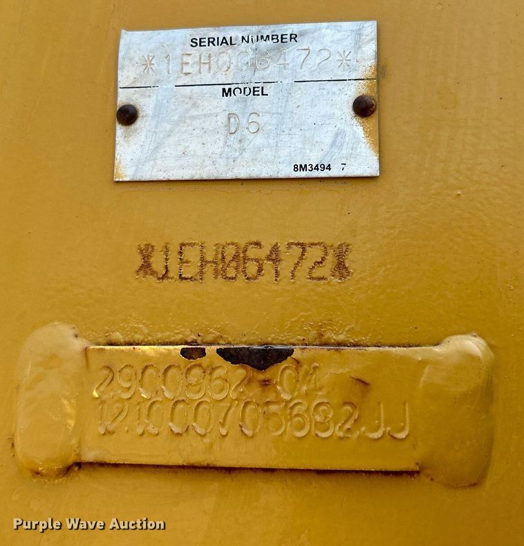 image for item DS6392 2018 Caterpillar D6T XL  dozer