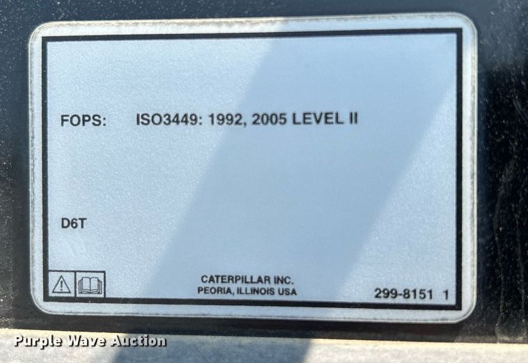 image for item DS6392 2018 Caterpillar D6T XL  dozer