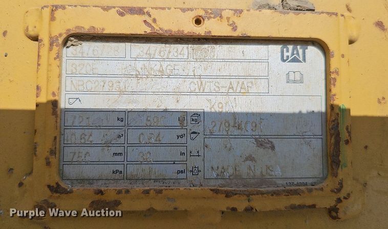 image for item DS6393 2017 Caterpillar 323F L  excavator