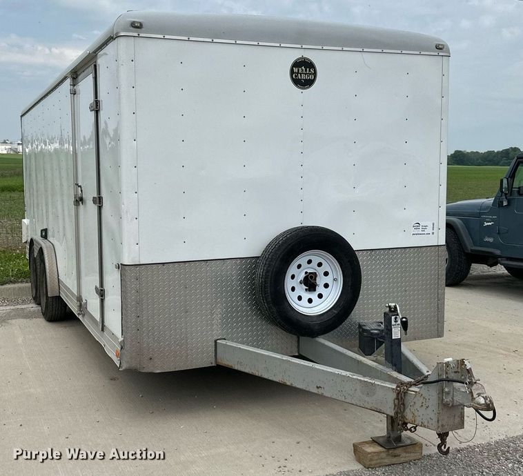 image for item DS6405 2013 Wells Cargo EW2022  enclosed cargo trailer
