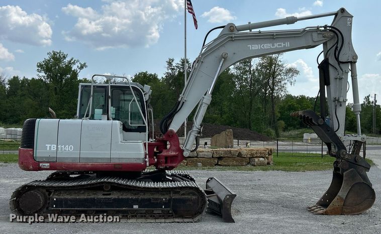 image for item DS6411 2007 Takeuchi TB1140  excavator