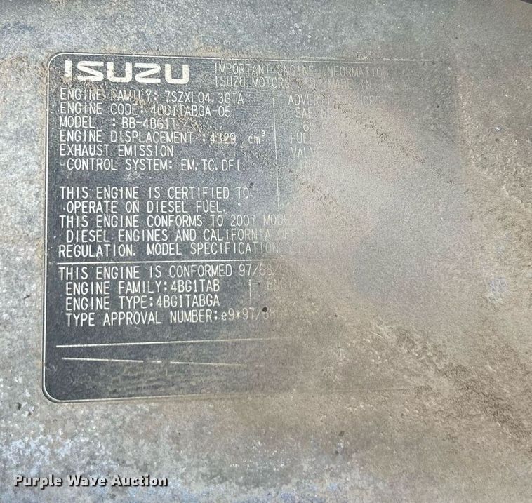 image for item DS6411 2007 Takeuchi TB1140  excavator