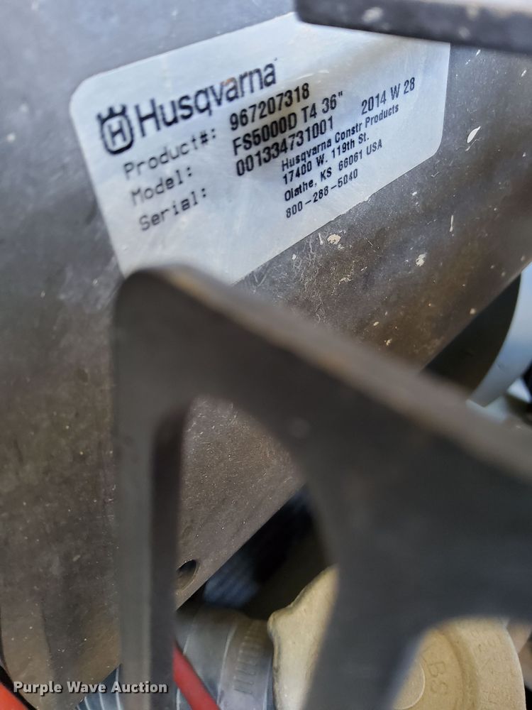 image for item JX9057 Husqvarna FS5000D  concrete saw
