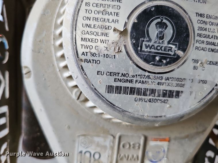 image for item JX9060 Wacker BS52Y  plate compactor