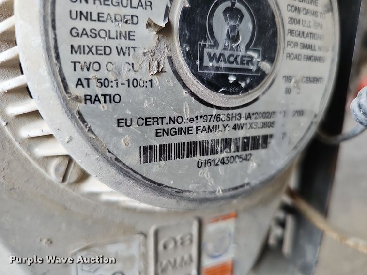 image for item JX9060 Wacker BS52Y  plate compactor