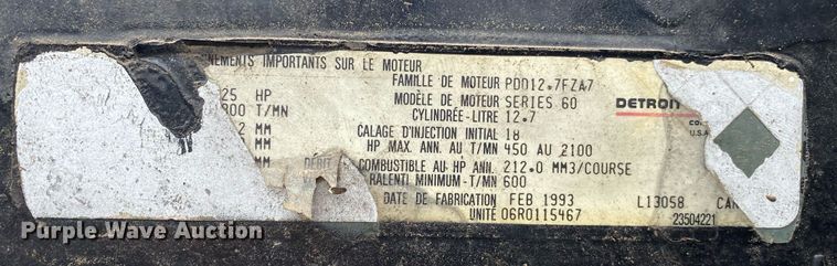 image for item DI7749 1993 Freightliner FLD  semi truck