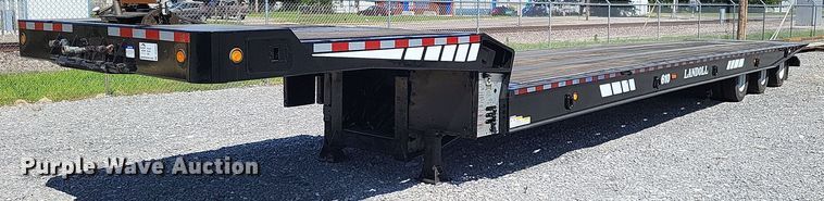 image for item DO3664 2002 Landoll 610  drop tilt deck equipment trailer