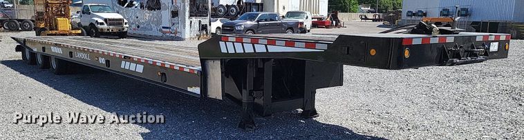 image for item DO3664 2002 Landoll 610  drop tilt deck equipment trailer