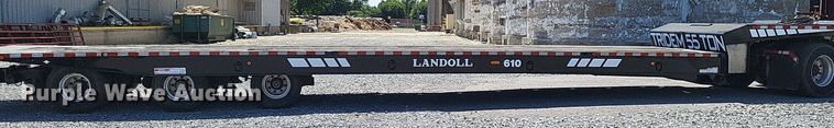 image for item DO3664 2002 Landoll 610  drop tilt deck equipment trailer
