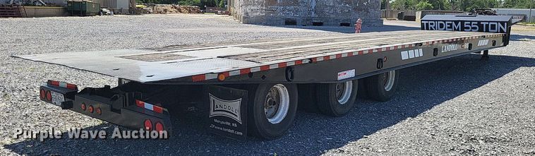 image for item DO3664 2002 Landoll 610  drop tilt deck equipment trailer