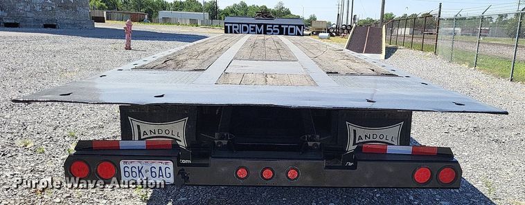 image for item DO3664 2002 Landoll 610  drop tilt deck equipment trailer