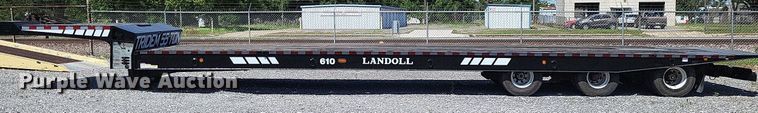 image for item DO3664 2002 Landoll 610  drop tilt deck equipment trailer