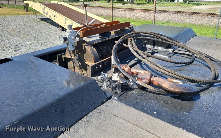 image for item DO3664 2002 Landoll 610  drop tilt deck equipment trailer