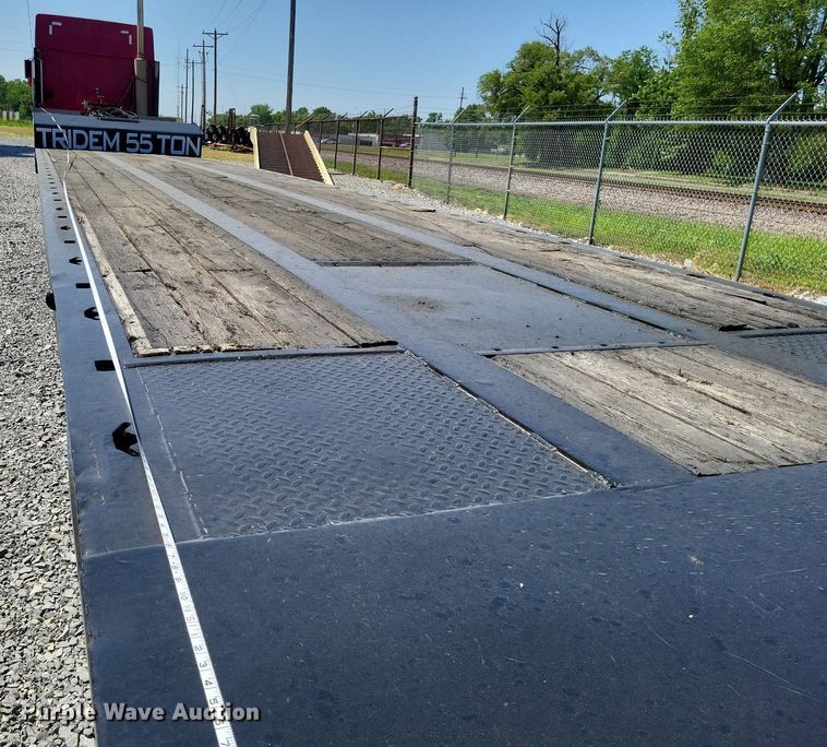 image for item DO3664 2002 Landoll 610  drop tilt deck equipment trailer