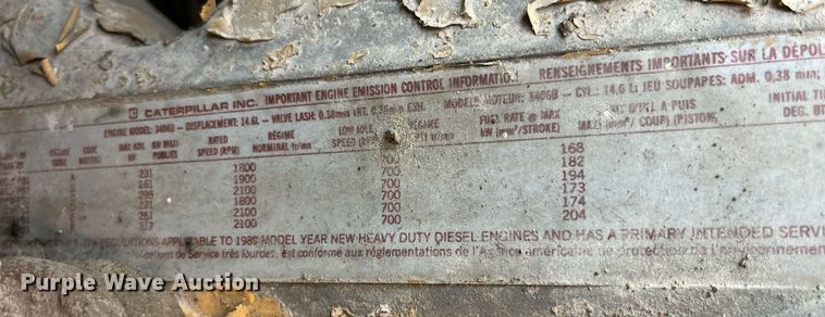 image for item DP0485 1990 Ford LT9000  semi truck