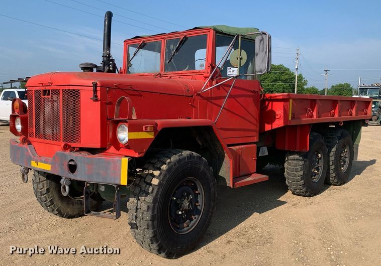 image for item DP8650 1972 Am General M35A3  flatbed truck