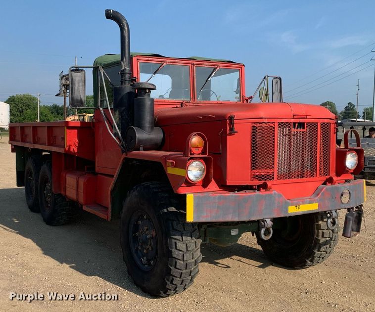 image for item DP8650 1972 Am General M35A3  flatbed truck