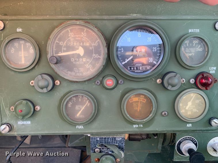 image for item DP8650 1972 Am General M35A3  flatbed truck