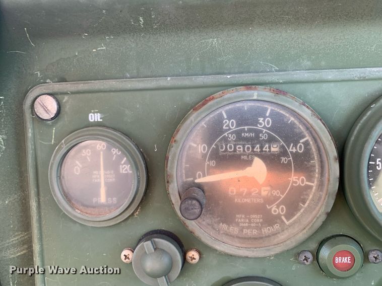 image for item DP8650 1972 Am General M35A3  flatbed truck