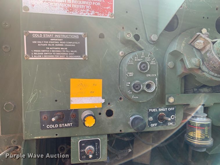 image for item DP8650 1972 Am General M35A3  flatbed truck