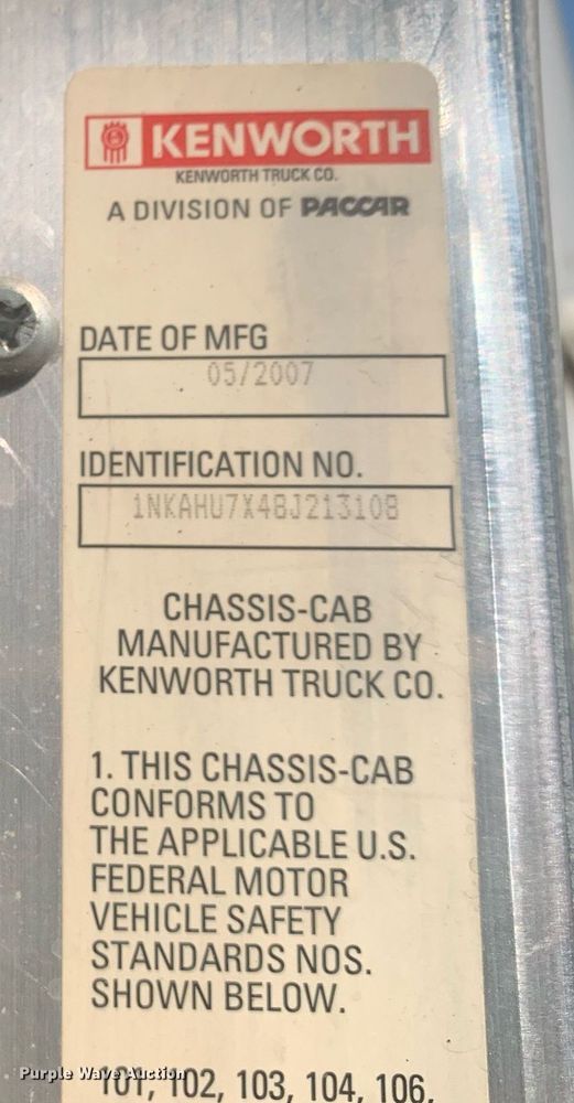 image for item DP8655 2008 Kenworth T600  refrigerated truck