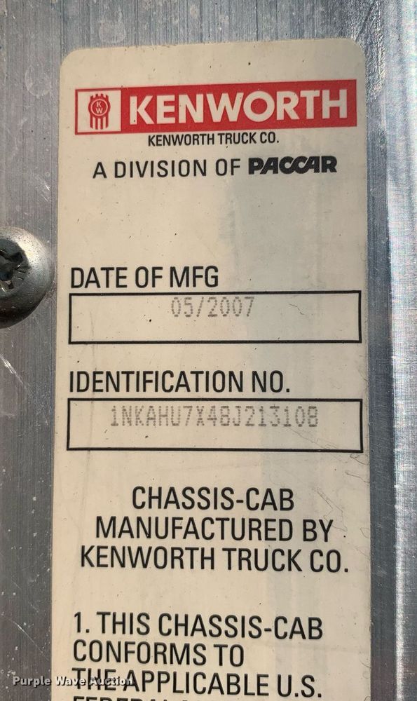 image for item DP8655 2008 Kenworth T600  refrigerated truck