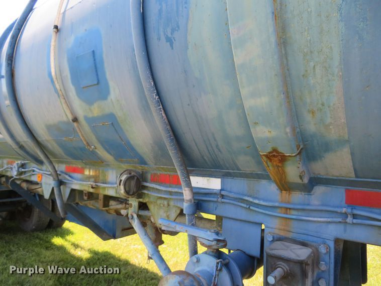 image for item FB9849 1981 Gray Tanker  tank trailer