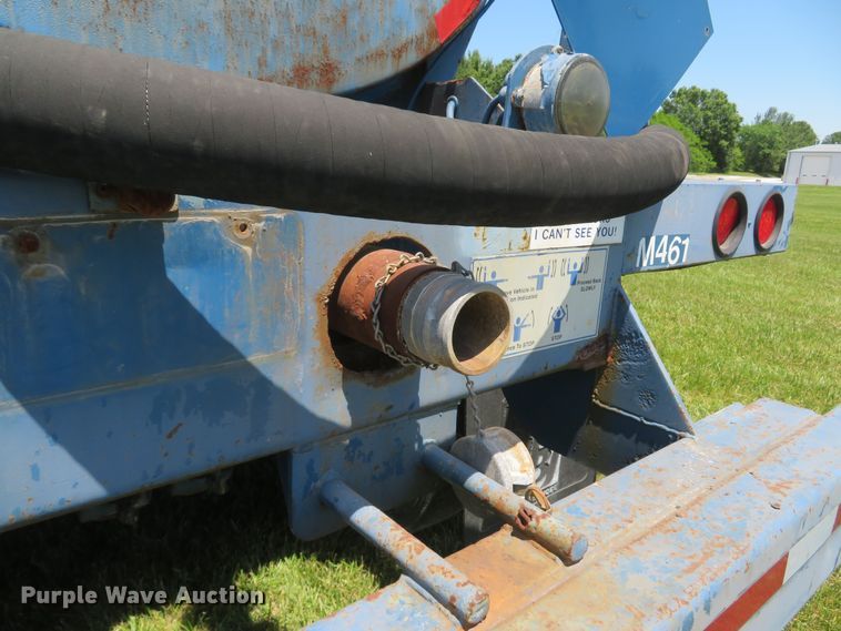 image for item FB9849 1981 Gray Tanker  tank trailer