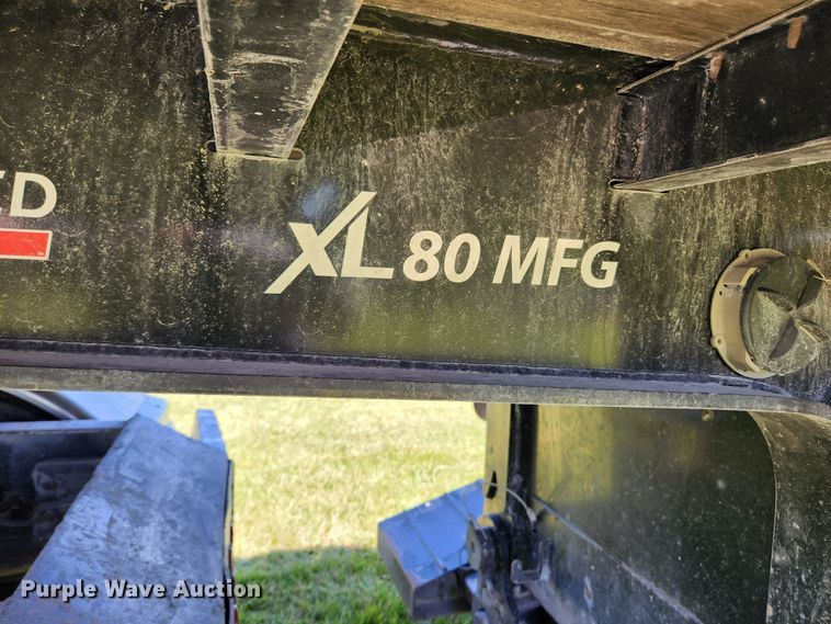 image for item FB9851 2016 XL Specialized Trailers XL 80-MFG  lowboy equipment trailer