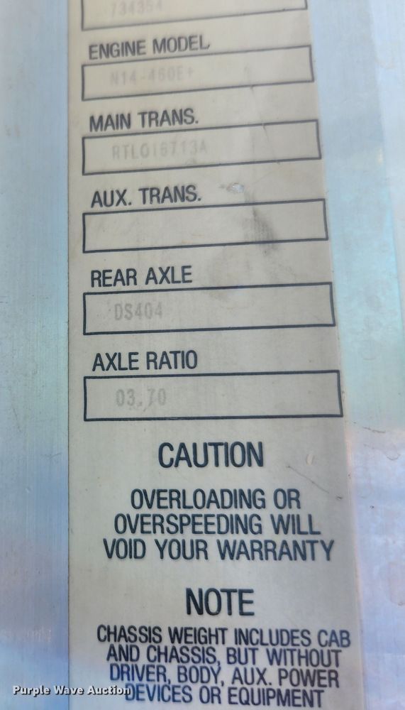 image for item FB9852 1997 Kenworth W900  semi truck