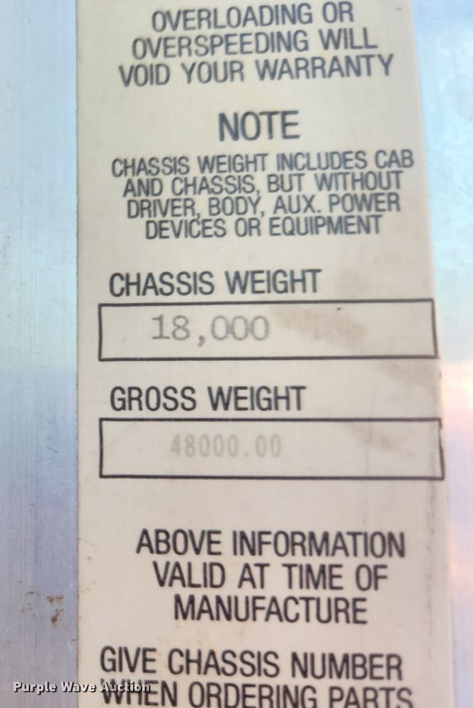 image for item FB9852 1997 Kenworth W900  semi truck