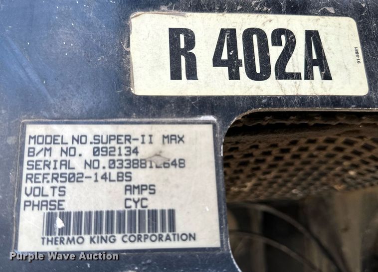 image for item KL9086 1993 Great Dane 7811TZ-1A 48  refrigerated van trailer