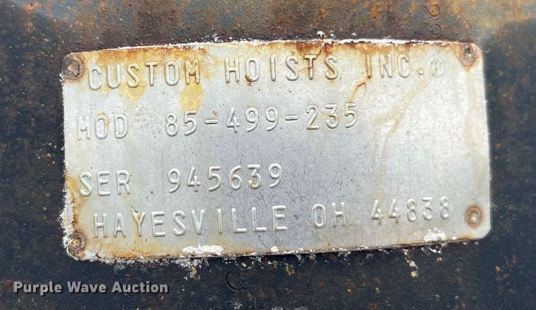 image for item LA9994 1998 Travis  end dump trailer