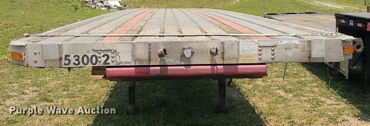 image for item LE9137 2008 Transcraft  flatbed trailer