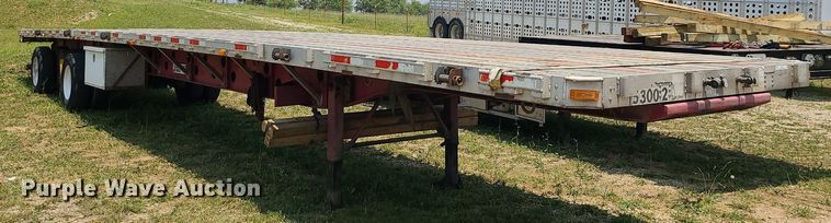 image for item LE9137 2008 Transcraft  flatbed trailer
