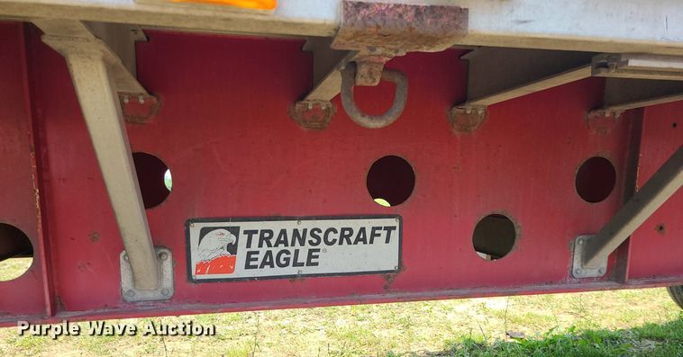 image for item LE9137 2008 Transcraft  flatbed trailer
