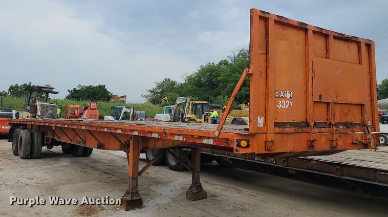 image for item LE9187 1994 Great Dane  flatbed trailer