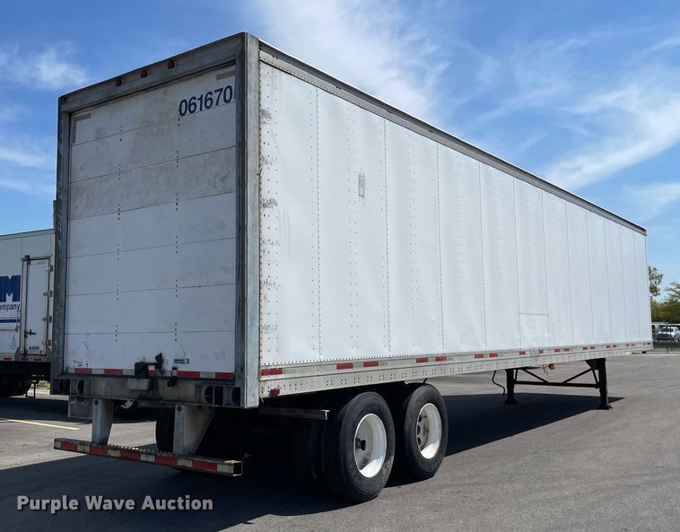 image for item LJ9651 2000 Trailmobile  dry van trailer