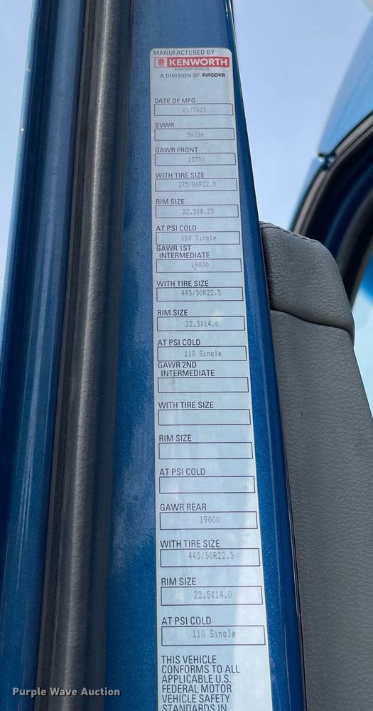 image for item LJ9677 2016 Kenworth T680  semi truck