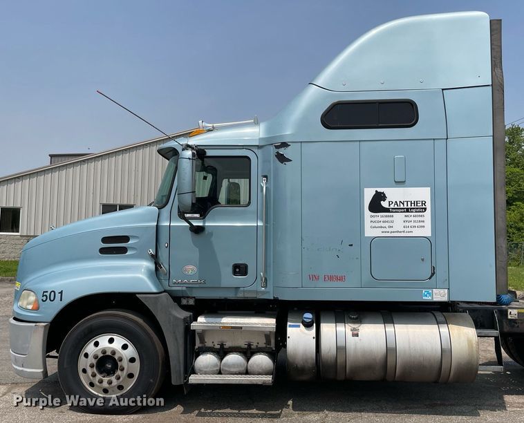 image for item LJ9681 2014 Mack CXU613  semi truck