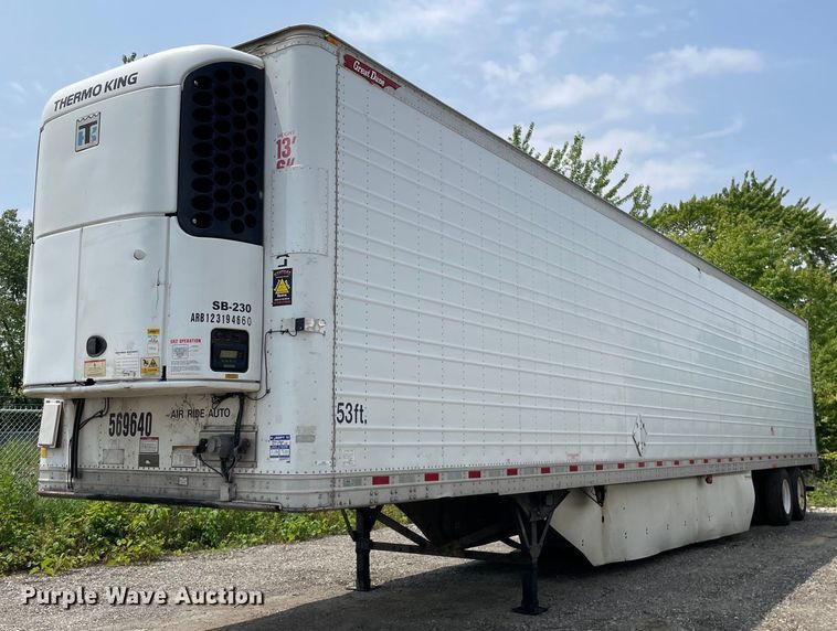 image for item LJ9690 2013 Great Dane CTL-1114-31053  refrigerated van trailer