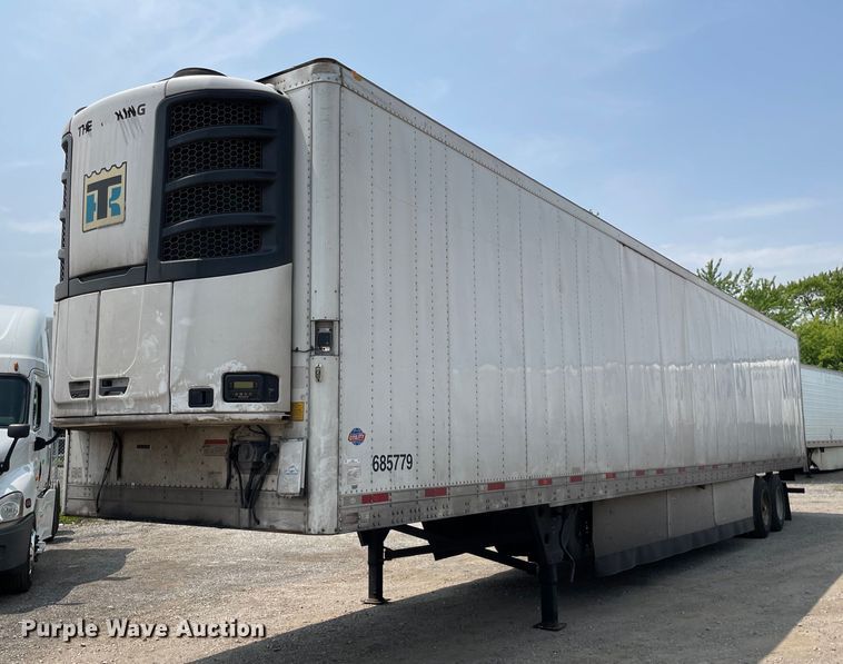 image for item LJ9691 2015 Utility  refrigerated van trailer